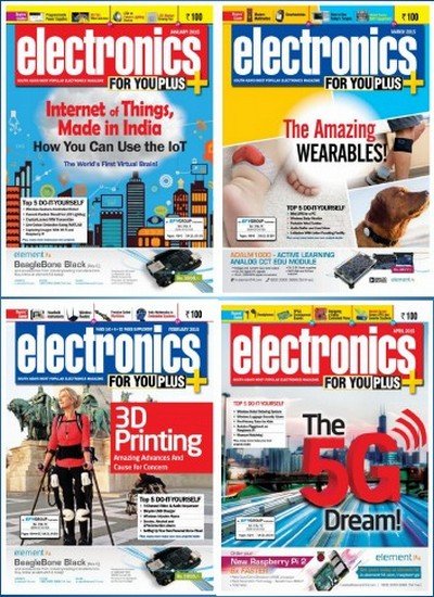 Electronics For You №1-4 (2015) PDF